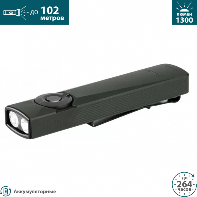 Фонарь OLIGHT ARKFELD ULTRA OLIVE GREY CW 690971
