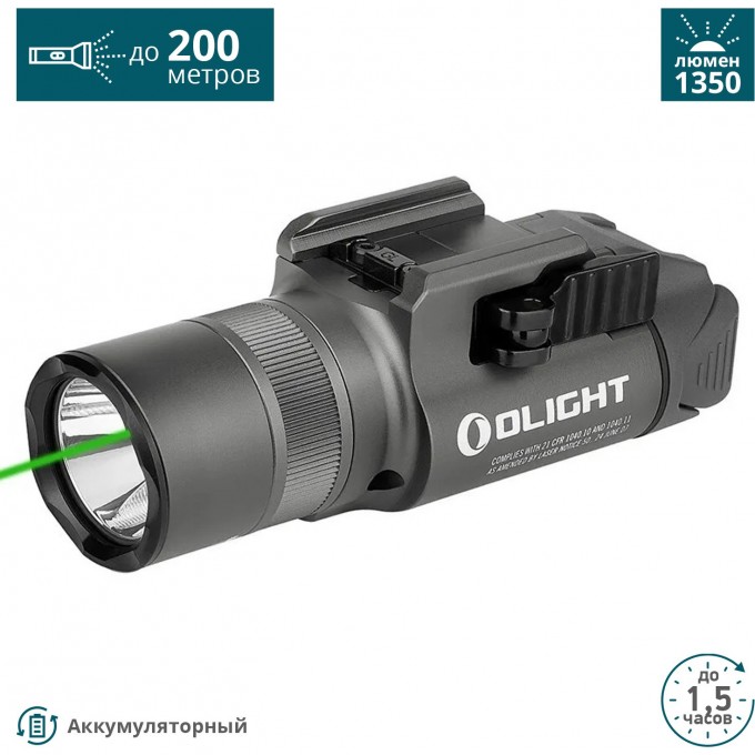 Фонарь OLIGHT BALDR PRO R GUNMETAL GREY 124593 Фонарь OLIGHT BALDR PRO R GUNMETAL GREY 124593