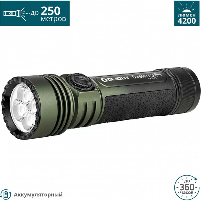 Фонарь OLIGHT SEEKER 3 PRO FOREST GRADIENT 128638 Фонарь OLIGHT SEEKER 3 PRO FOREST GRADIENT 128638