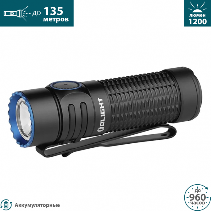Фонарь OLIGHT WARRIOR NANO 001706 Фонарь OLIGHT WARRIOR NANO 001706