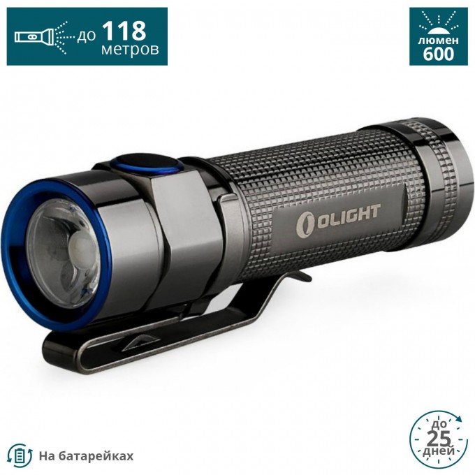 Фонарь OLIGHT S1A SS STAINLESS STEEL СТАЛЬ 918725 Фонарь OLIGHT S1A SS STAINLESS STEEL СТАЛЬ 918725